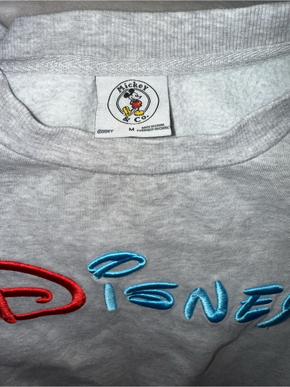 Mickey & Co Disney Embroidered Crewneck - Picture 2 of 5